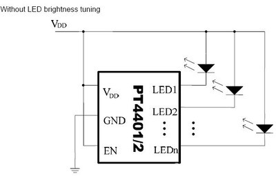 供应PT4402 4通道20mA LDO LED背光驱动IC芯片 性能、价格与一站式采购指南
